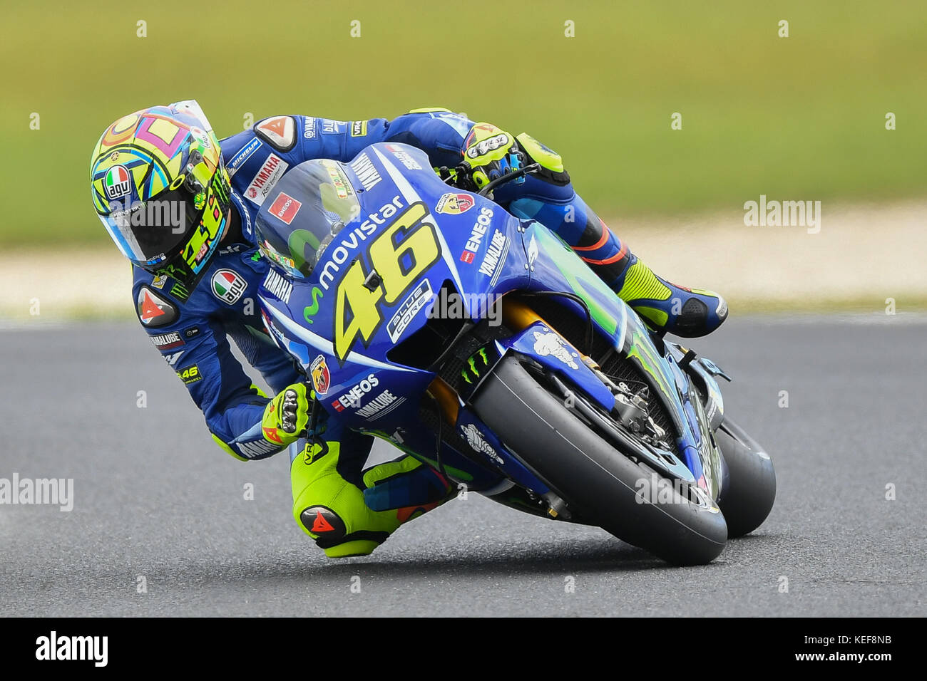 Rossi Rider Victoria, Australia. 20th Oct, 2017. Italian rider Valentino Rossi on ...