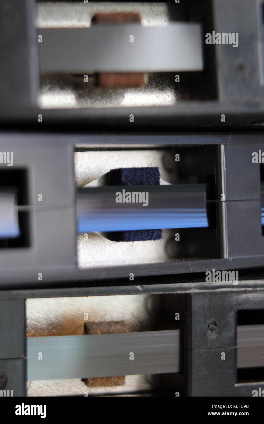 Cassettes tape, close-up Stock Photo