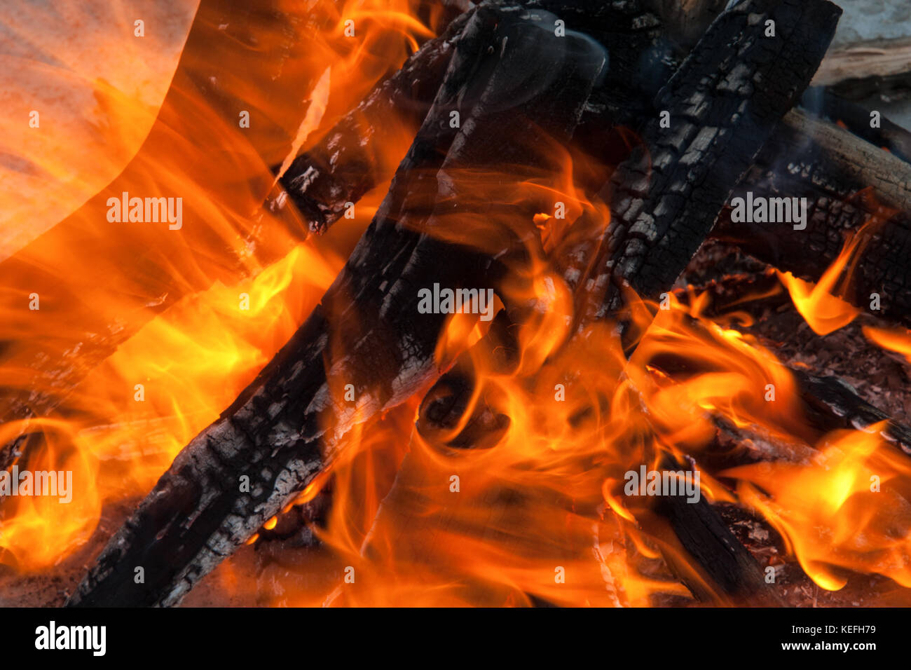 fire and burning tree branches close up Stock Photo Alamy