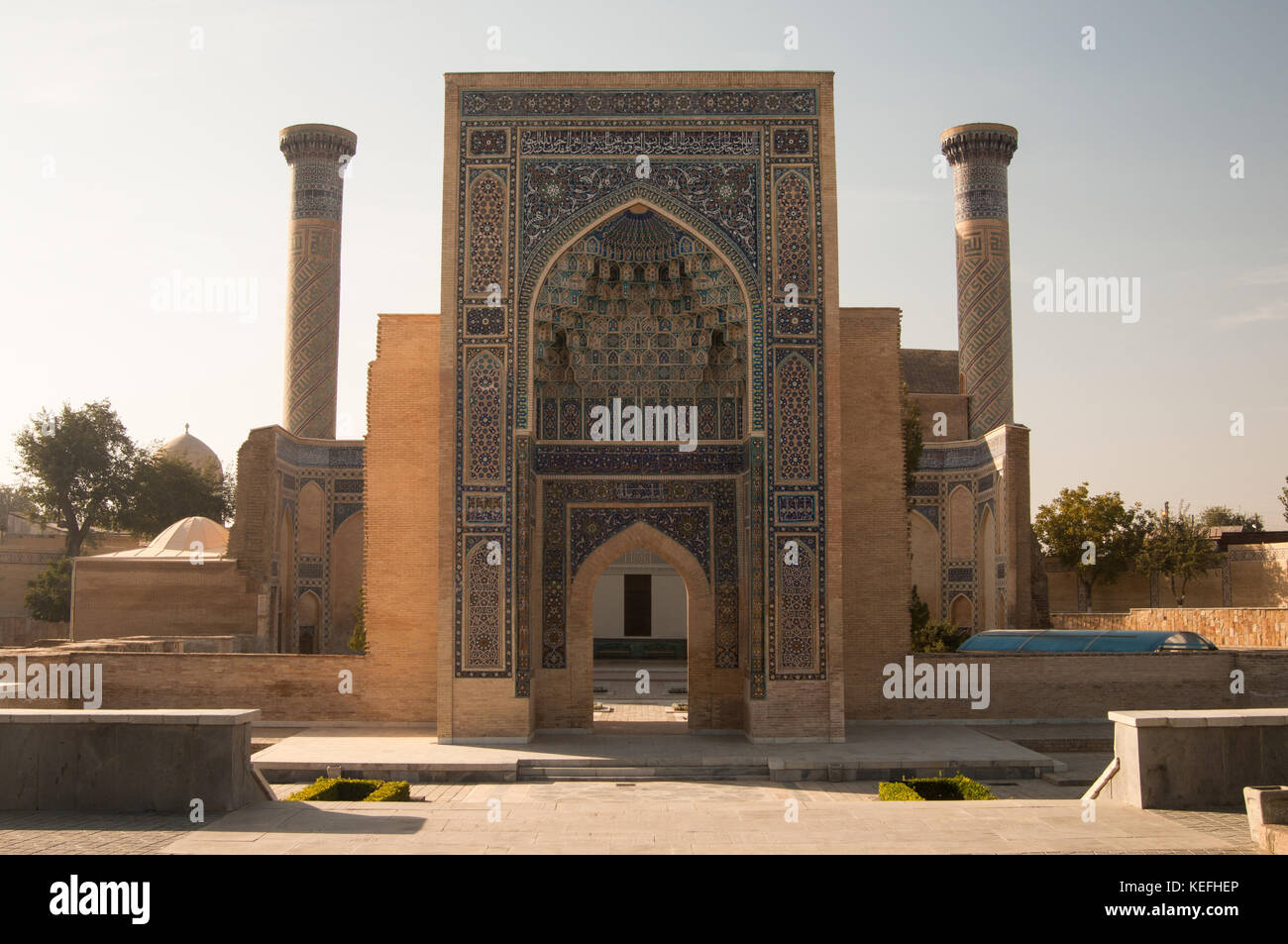 The complex of Gur-Emir the ruler of Asia, Emir Timur in Samarkand ...