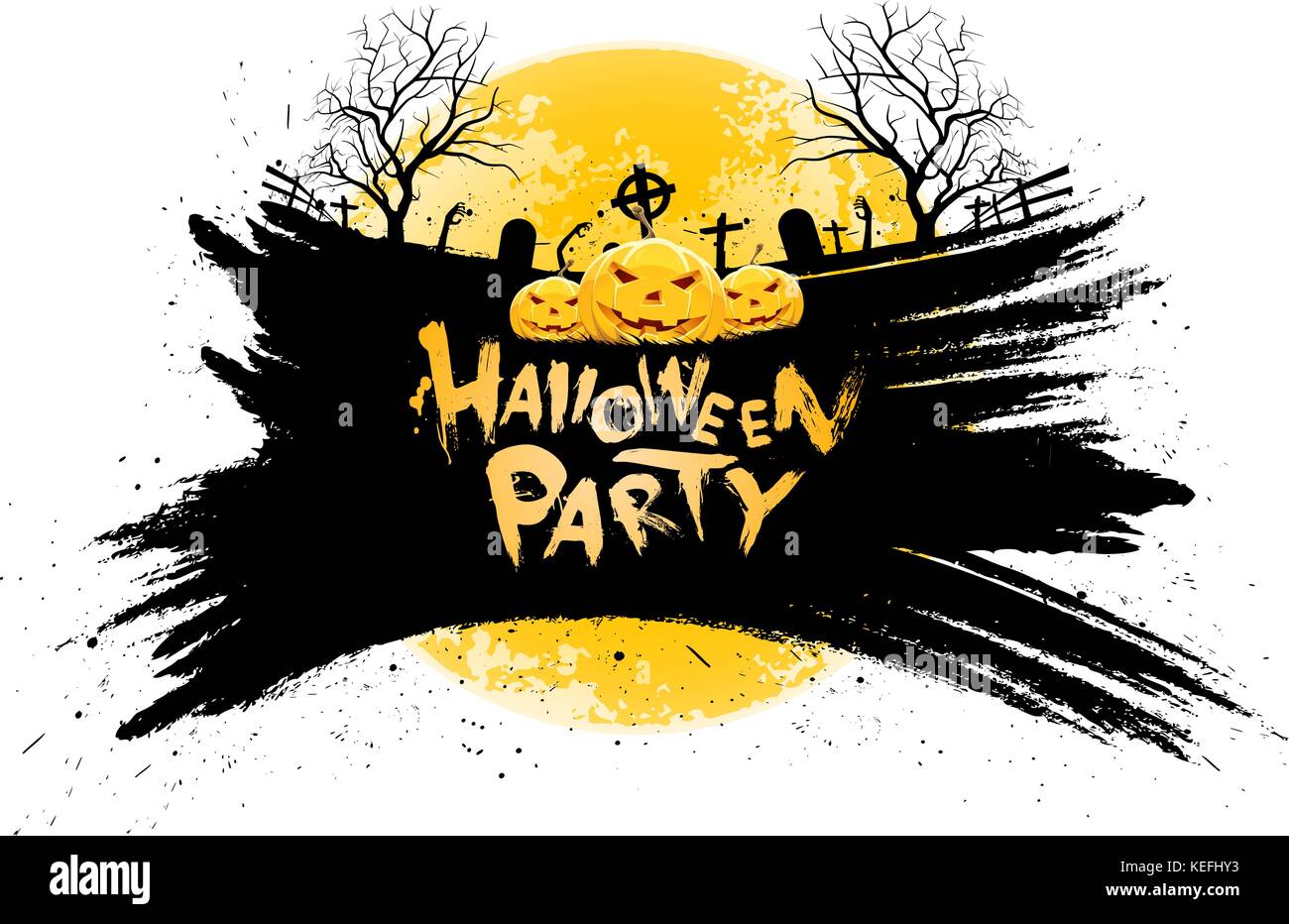 Halloween Party Background Stock Vector Image & Art - Alamy