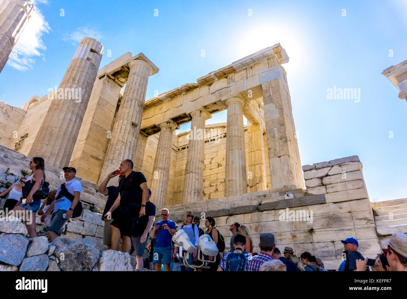 The Acropolis Athens Greece Stock Photo - Alamy