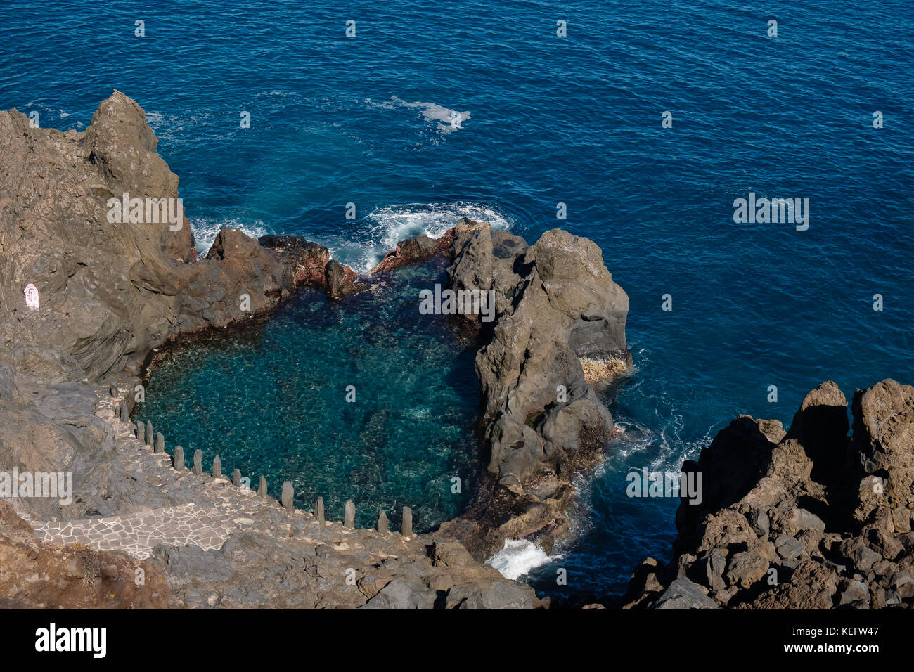 natural swimming pools on Tenerife island Stock Photo Alamy