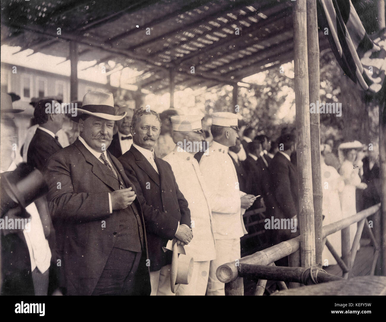 William Howard Taft and David R. Francis at Philippine Reservation ...