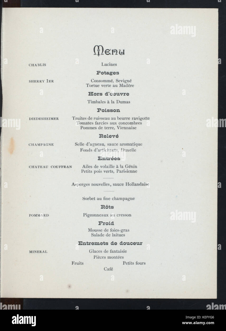 COMPLIMENTARY DINNER TO MR. JAMES H. BESLIN (held by) HOTEL ASSOCIATION ...