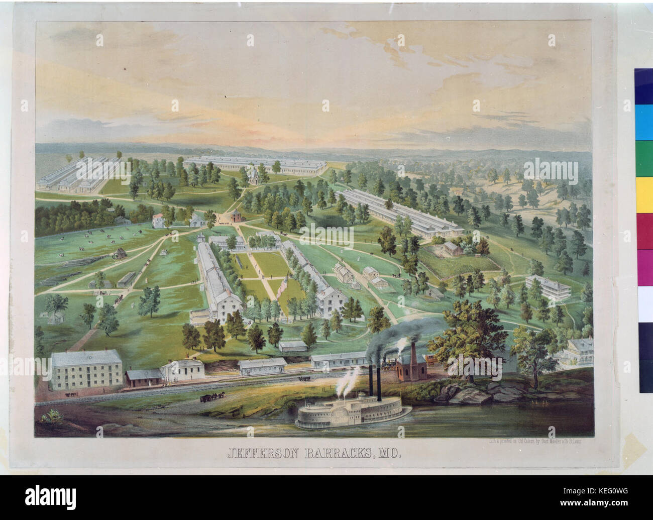 Jefferson Barracks, MO Stock Photo Alamy