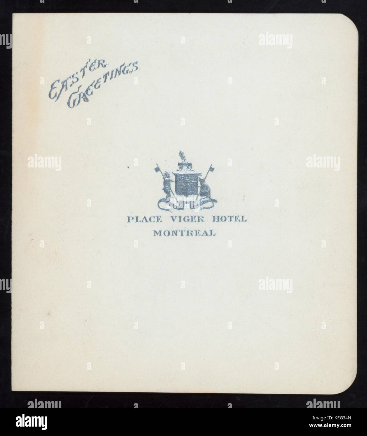 EASTER DINNER held By PLACE VIGER HOTEL at MONTREAL CANADA FOR NYPL Hades 275971 