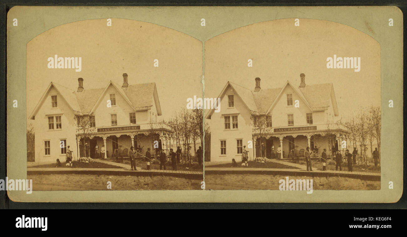 Lake Park House, Spirit Lake, Iowa, by Frank F. Roblin Stock Photo Alamy