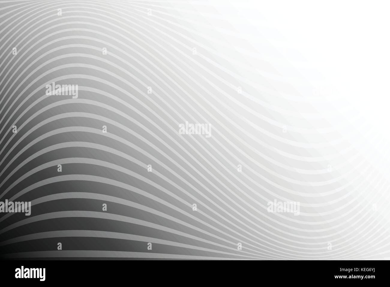 White stripe wave on black background for abstract background concept ...