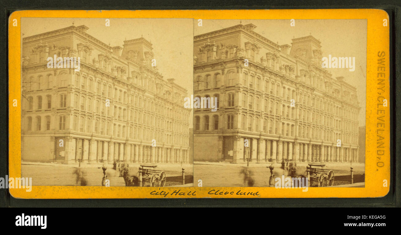 City hall, Cleveland, by Thomas T. Sweeny Stock Photo Alamy