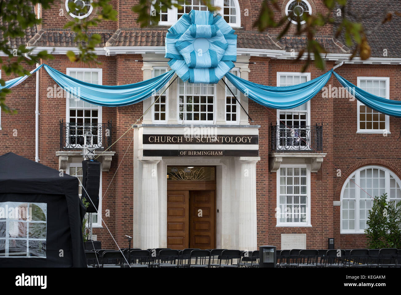 A new Church of Scientology opens this weekend in the village of Moseley, 10 years after the property Pitmaston House was bought by the Church for £4,200,000 in 2007. Stock Photo