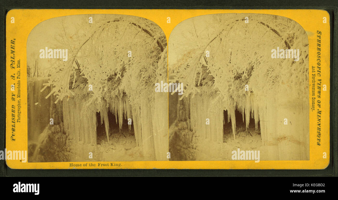 Home of the frost king, by A. A. Palmer Stock Photo Alamy