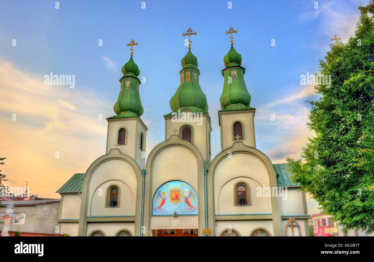 Cathedral of the Pochaev Icon of the Mother of God in Mukacheve,  Transcarpatia, Ukraine Stock Photo - Alamy