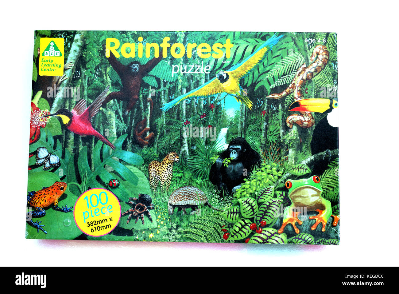 Early Learning Centre Rainforest Jigsaw Puzzle Stock Photo