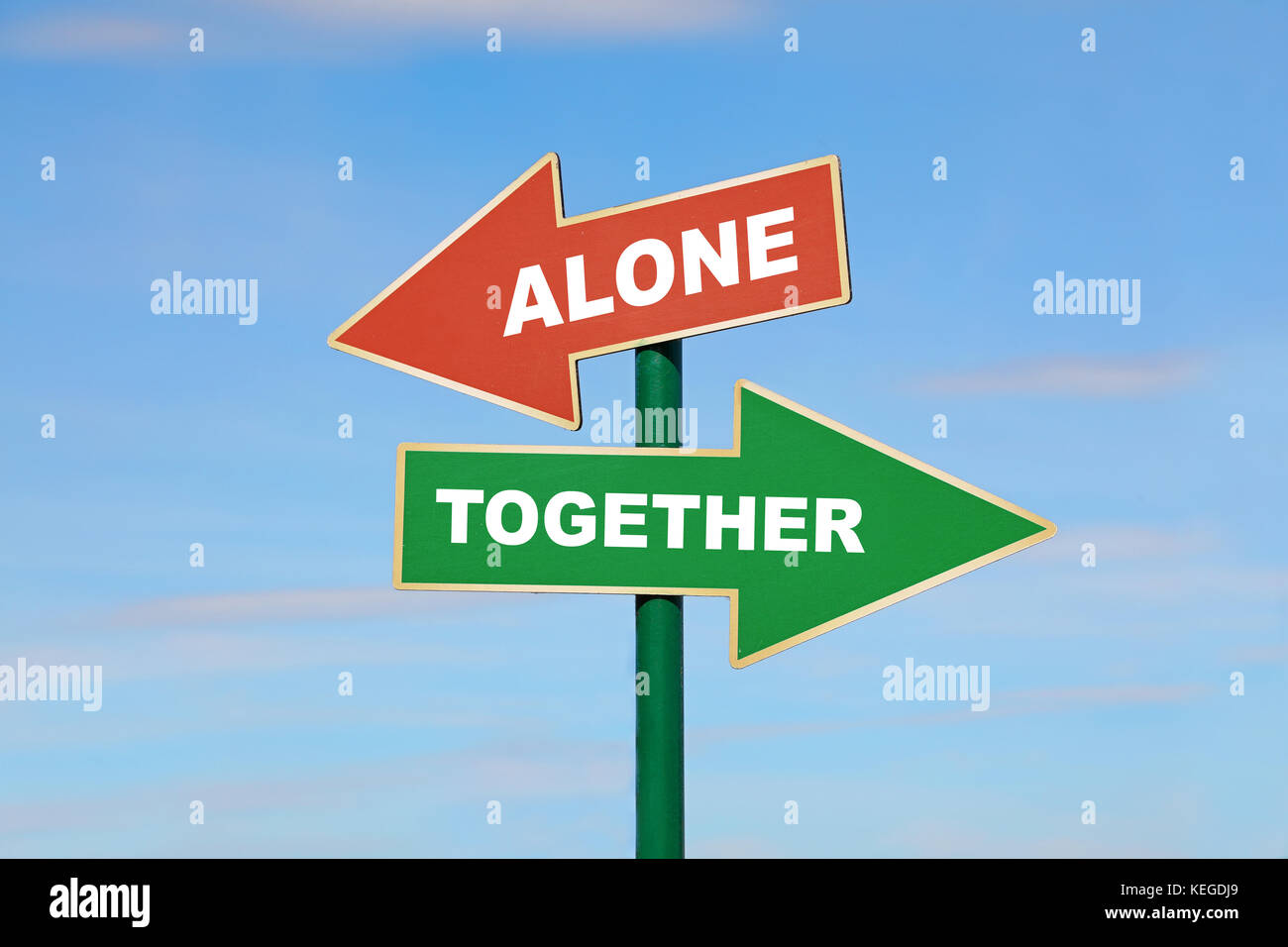 Road sign left right hi-res stock photography and images - Alamy