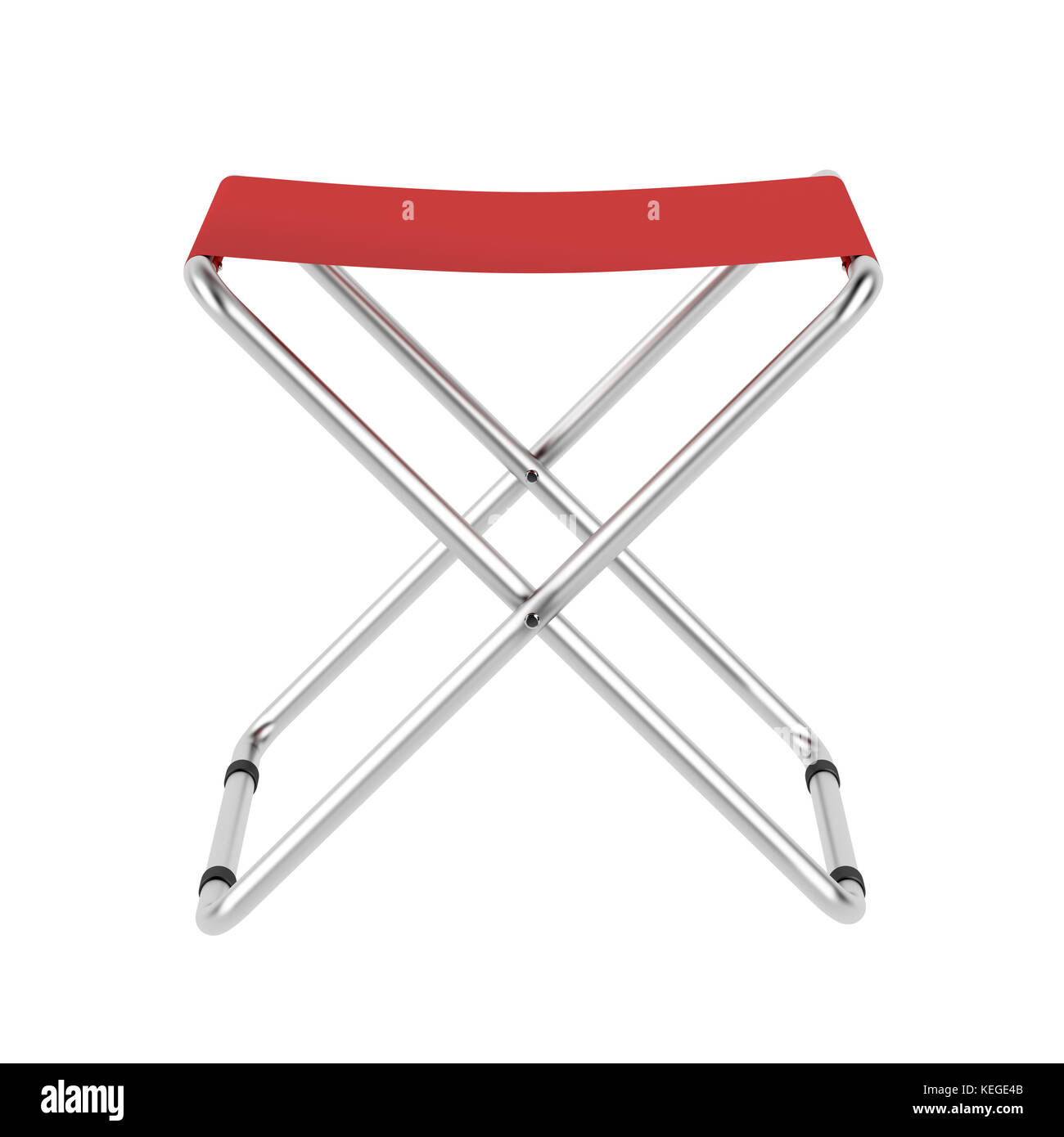 Folding chair isolated on white background Stock Photo - Alamy