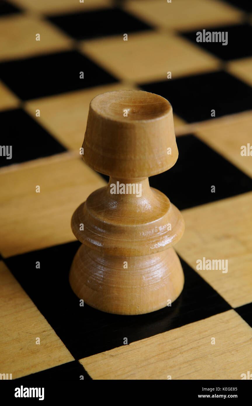 Close-up of a rook chess piece Stock Photo - Alamy