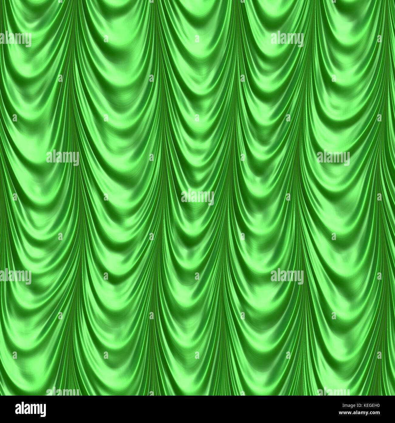 Green curtain Stock Photo