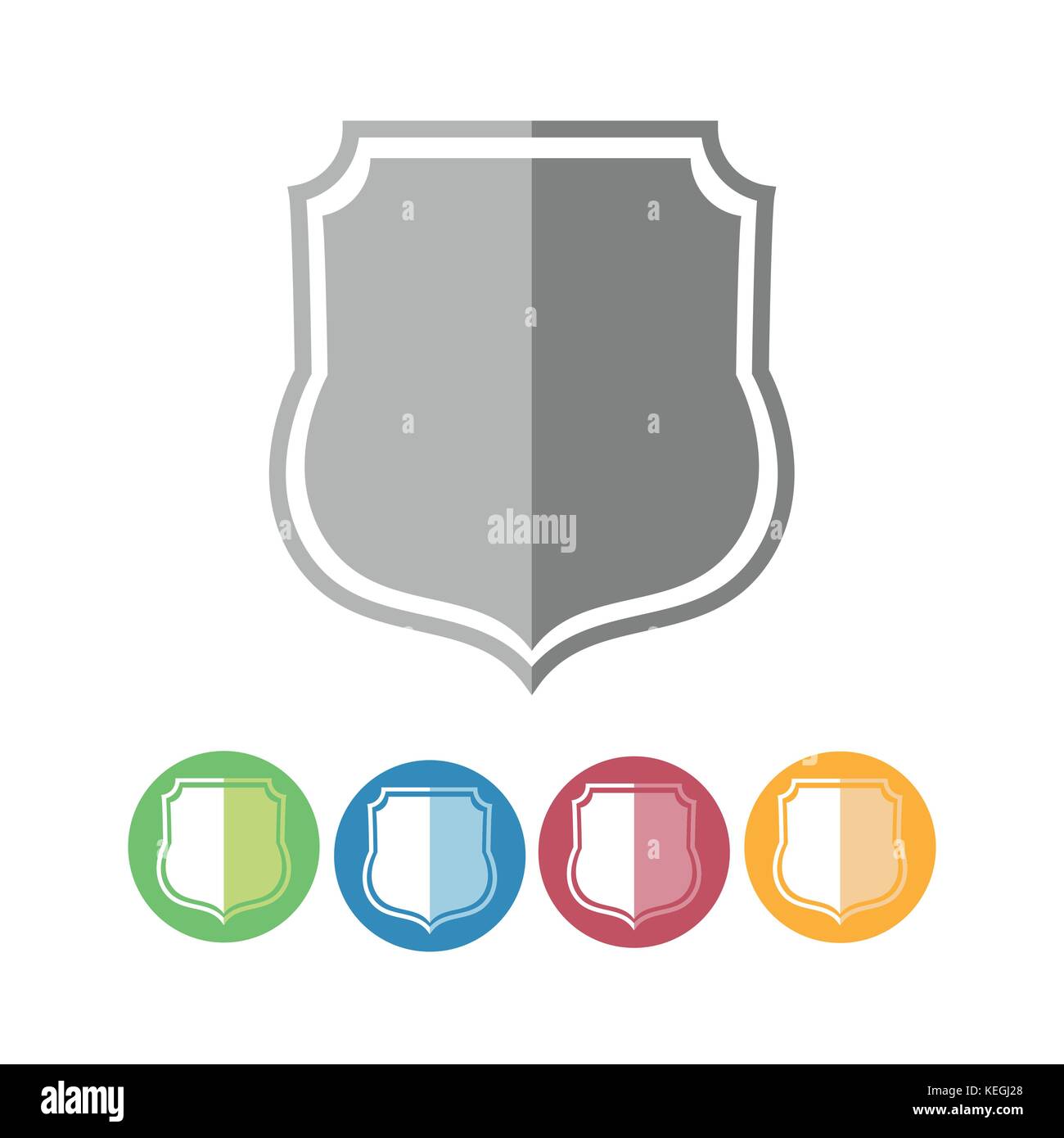 Royal Guard Shield Icons Stock Vector Image And Art Alamy