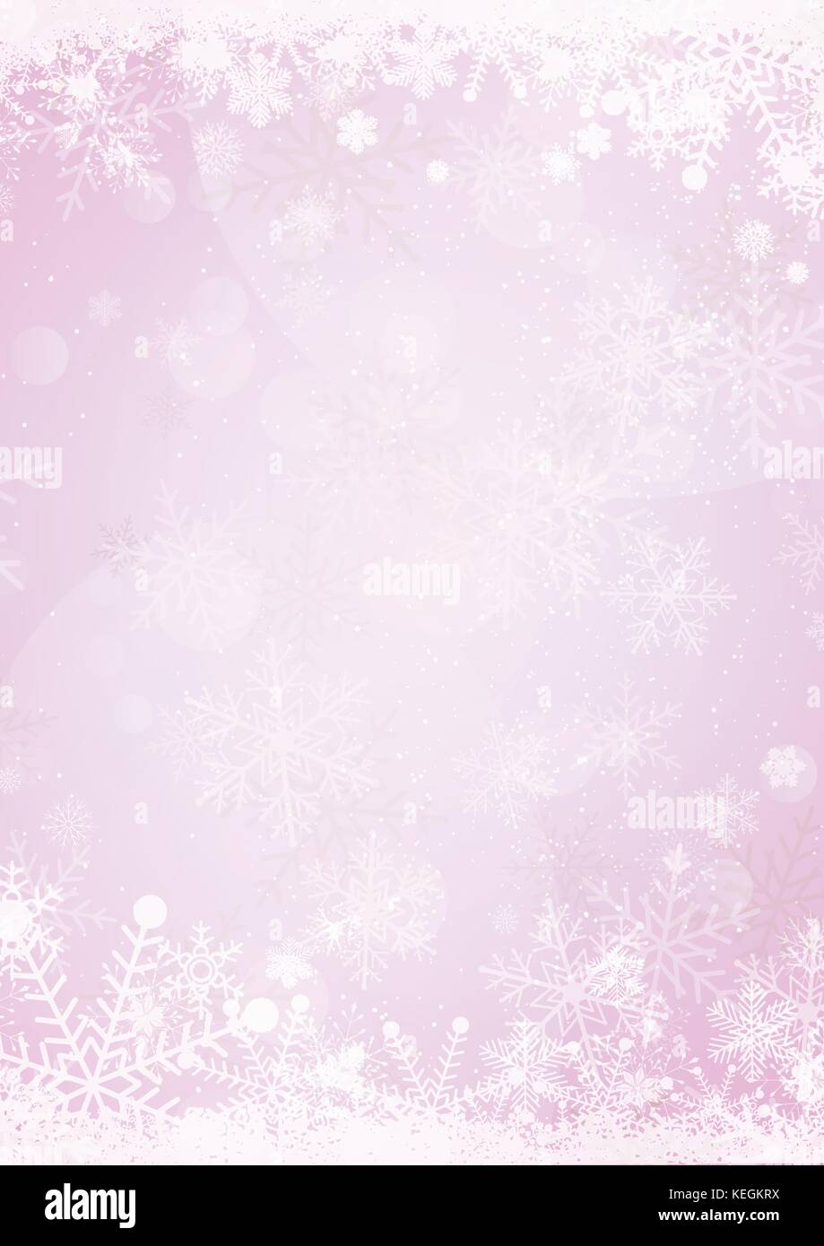 The light pastel purple winter snow holiday paper background Stock