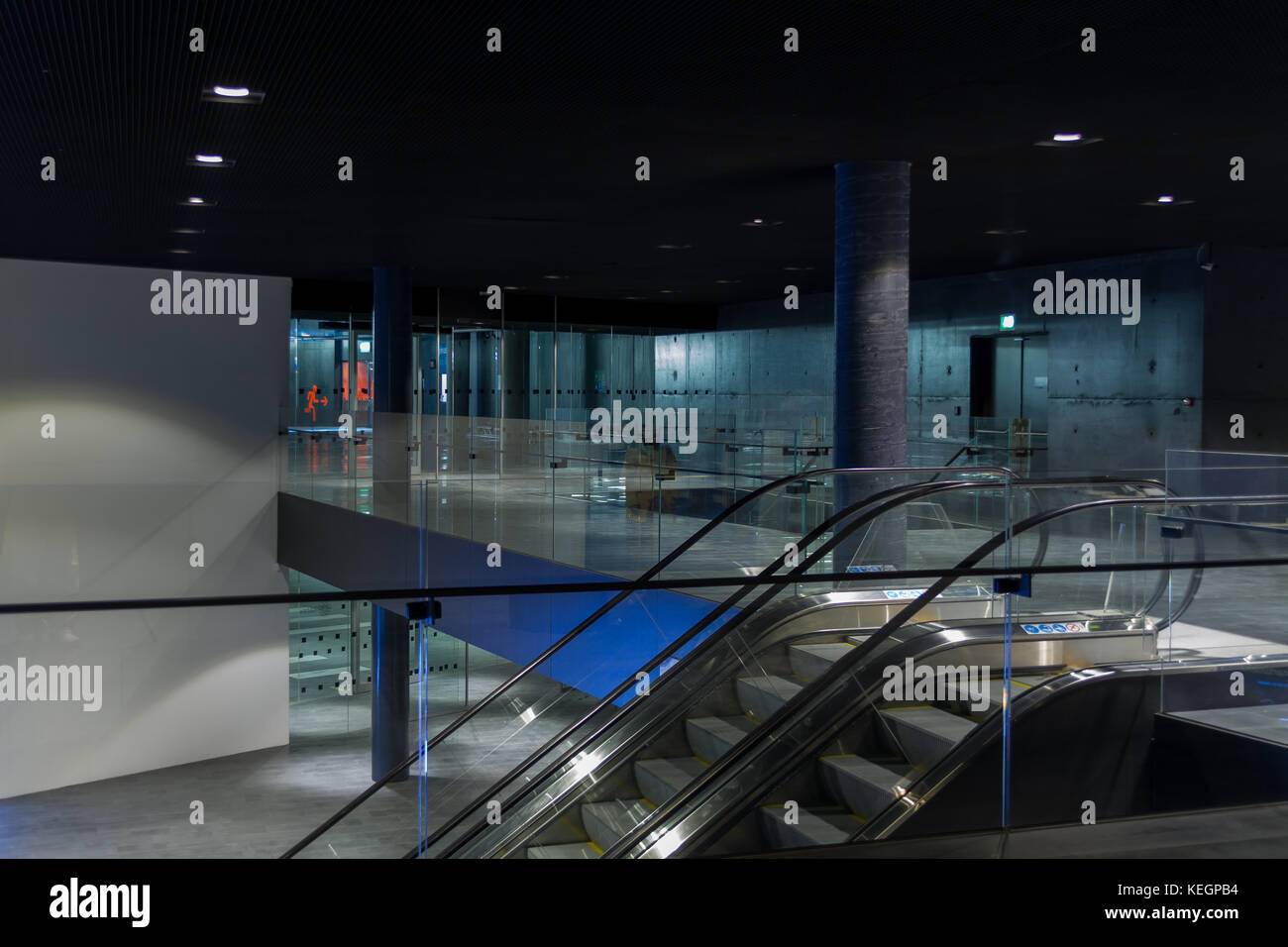 Harpa concert hall and conference center in Reykjavík, Iceland. The building features a distinctive colored glass, inspired by the basalt landscape Stock Photo