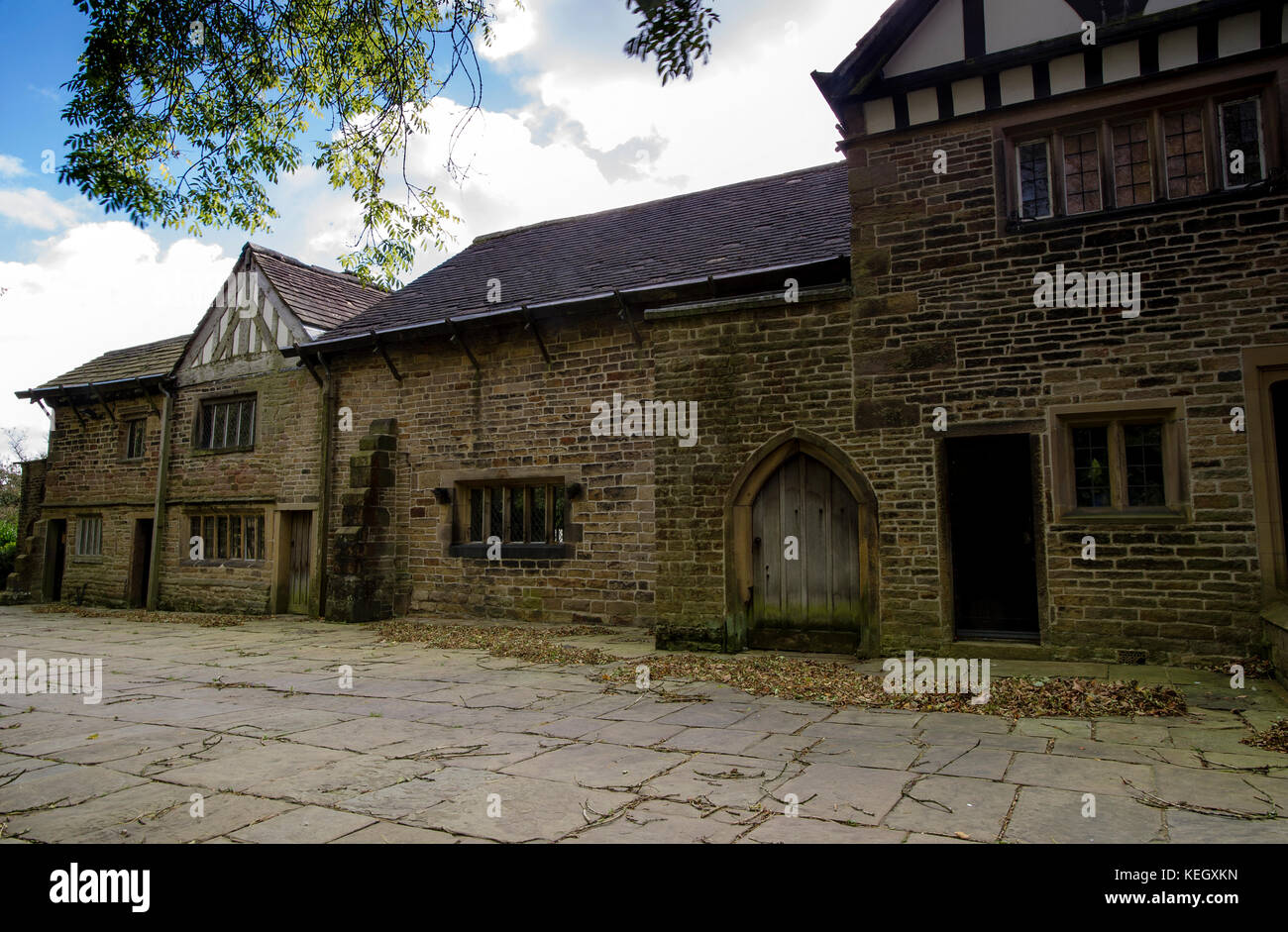 Smithills Hall, Bolton, Lancashire. Picture by Paul Heyes, Tuesday October 17, 2017. Stock Photo