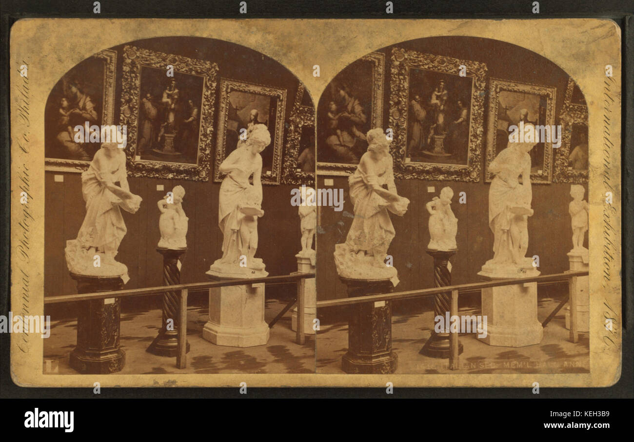 Italian Sect Italian section, Memorial Hall, Annex, by Centennial Photographic Co. 3 ...
