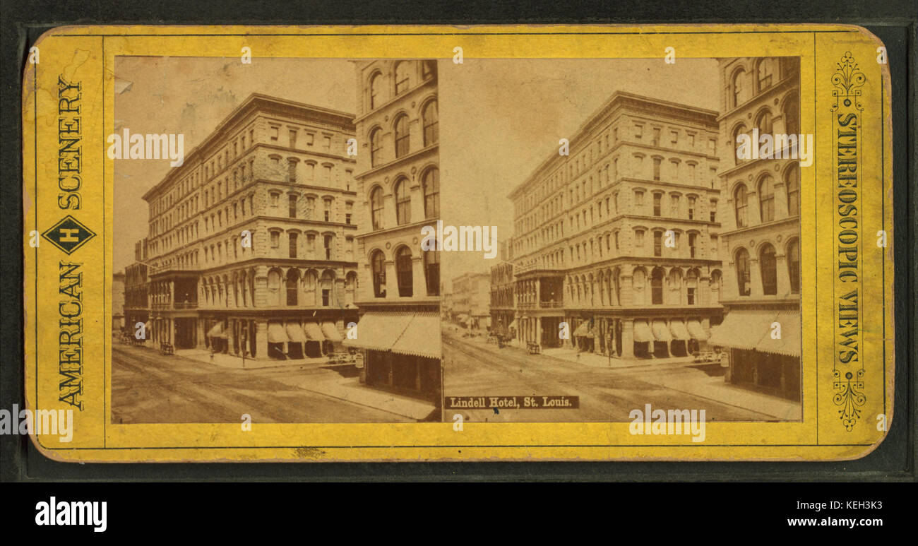 Lindell Hotel, St. Louis, Missouri, from Robert N. Dennis collection of