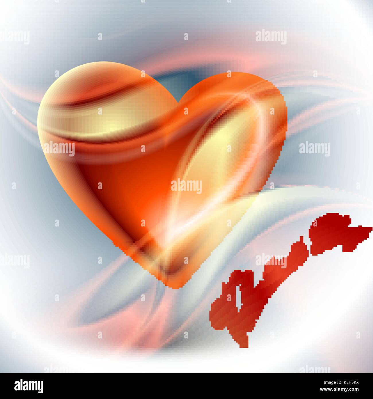 Valentine's day vector background Stock Vector Image & Art - Alamy