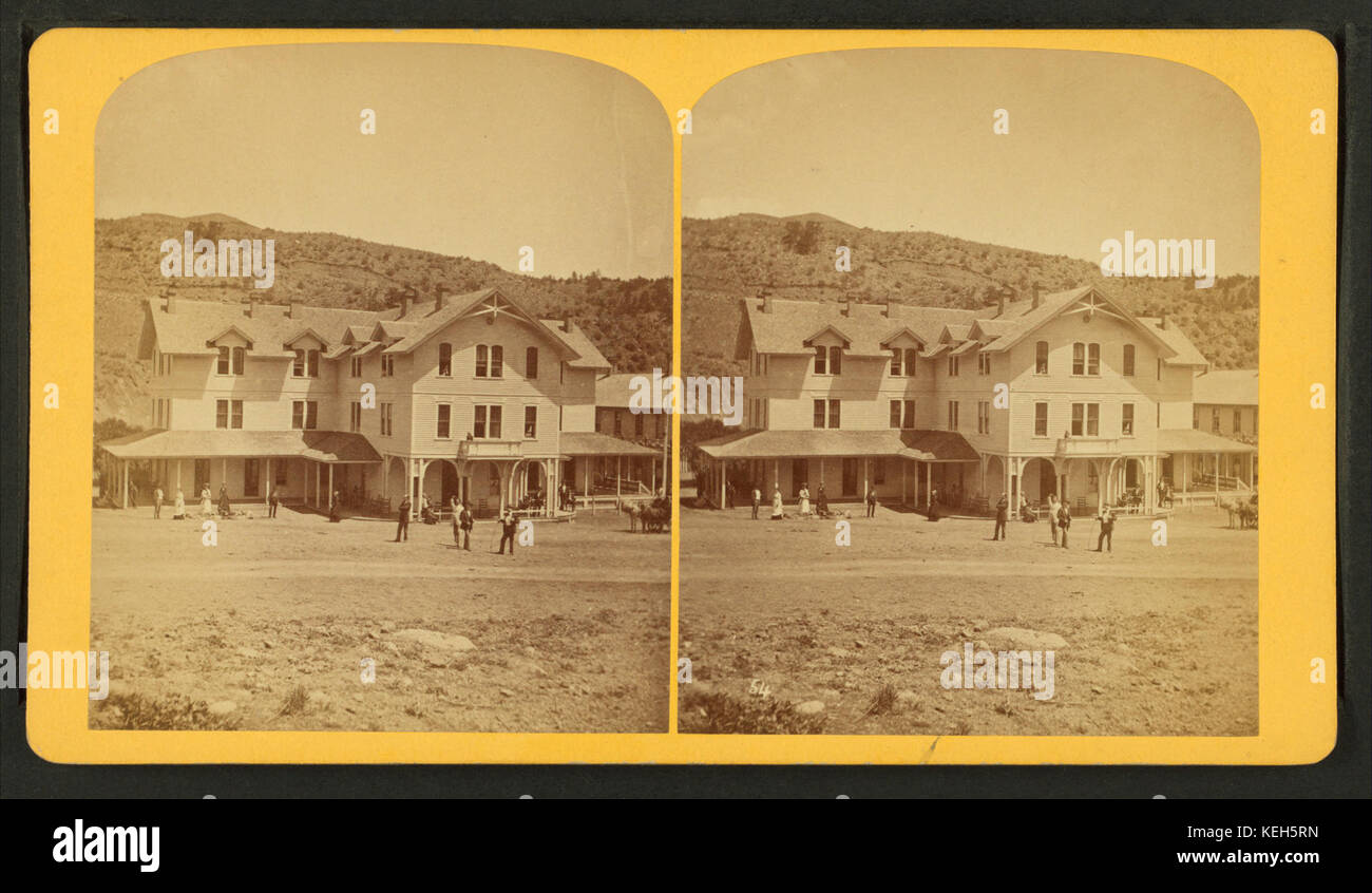 Beebe(e) house, Manitou, from Robert N. Dennis collection of stereoscopic views Stock Photo