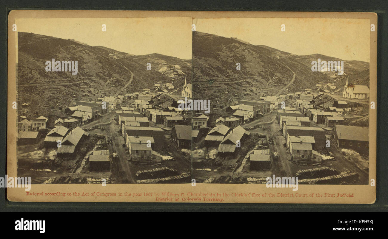 Black Hawk mining town near Central City, by Chamberlain, W. G