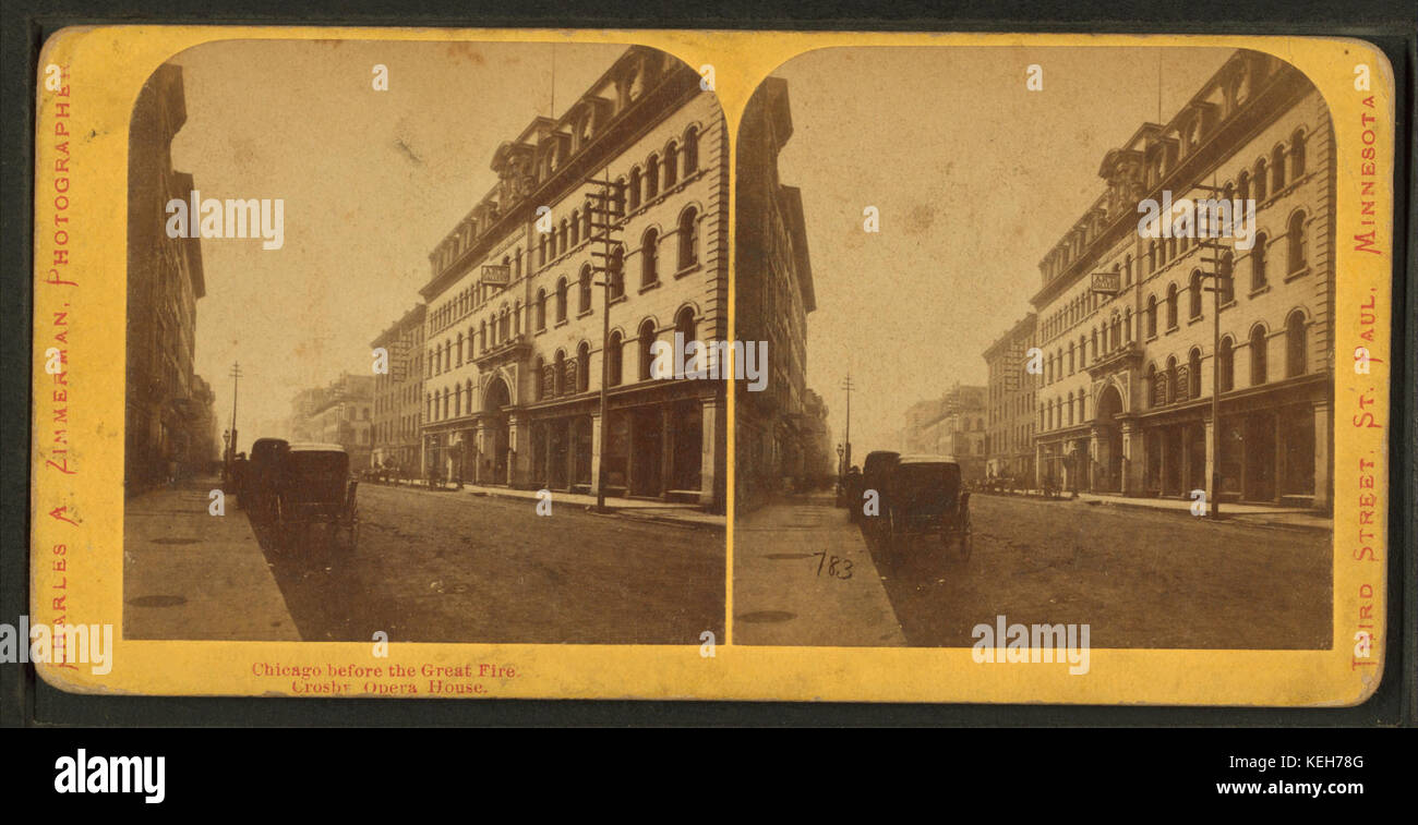 Crosby Opera House. (Before 1871), by Zimmerman, Charles A., 1844 1909