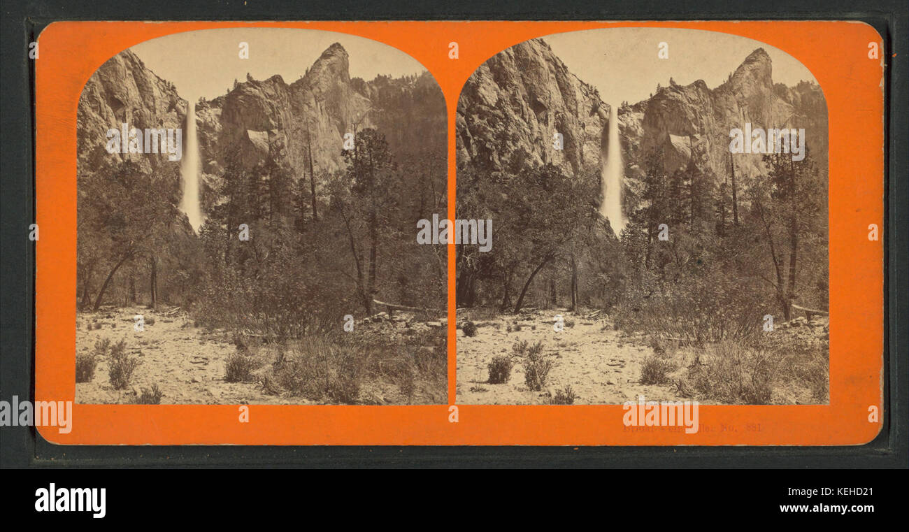Bridal Veil Falls, by G.H. Aldrich & Co. 3 Stock Photo Alamy