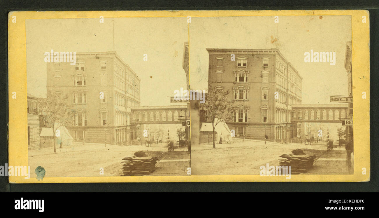 Ballard's Hotel, Richmond, by Gardner, Alexander, 1821 1882 Stock Photo