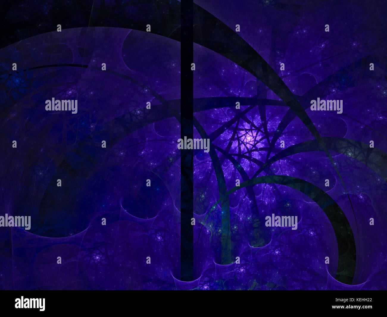 A psychedelic view of structures similar to large hair folilcles Stock ...