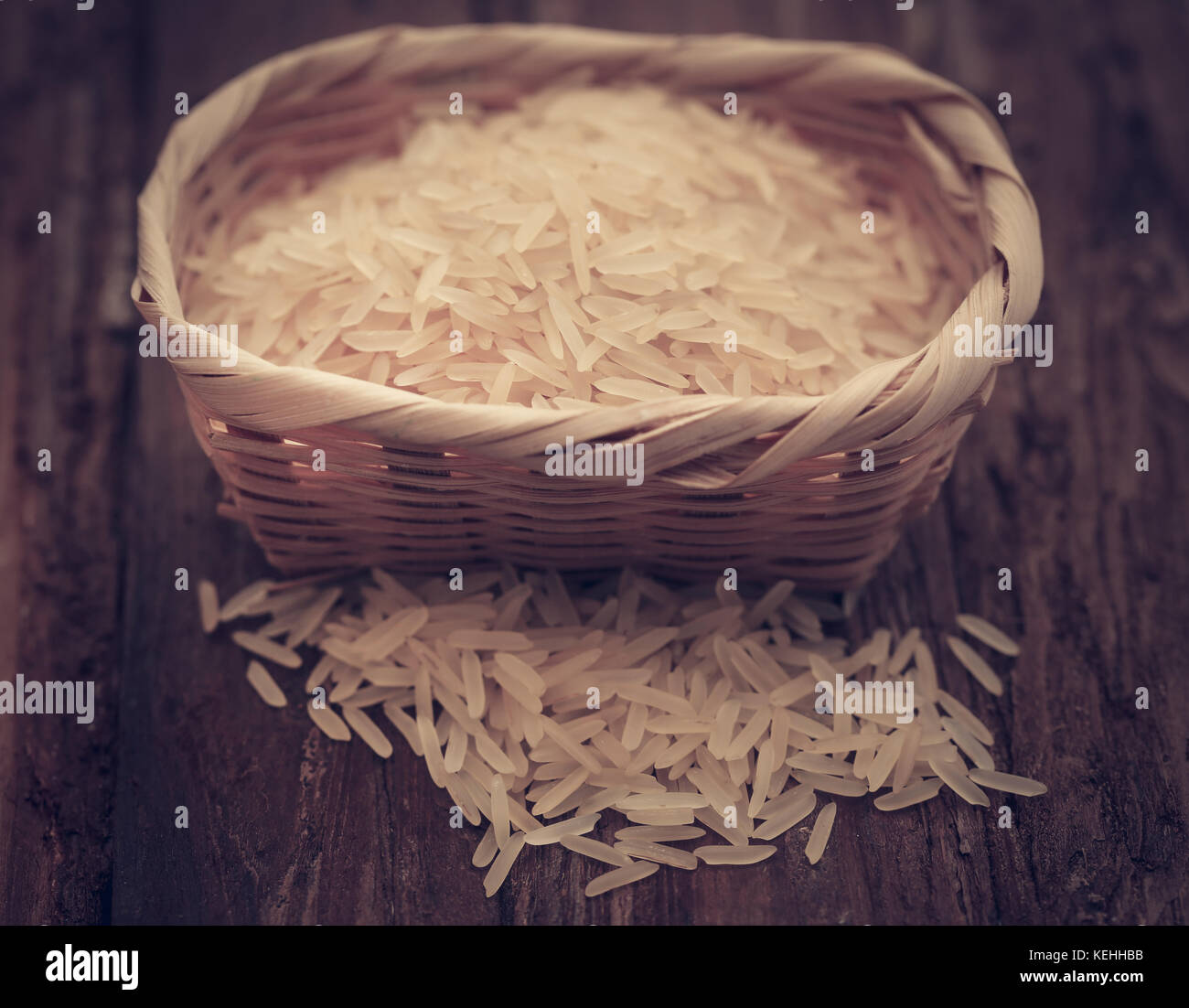 Basket Rice Tere Rice grain basket cereal hi-res stock photography and images - Alamy