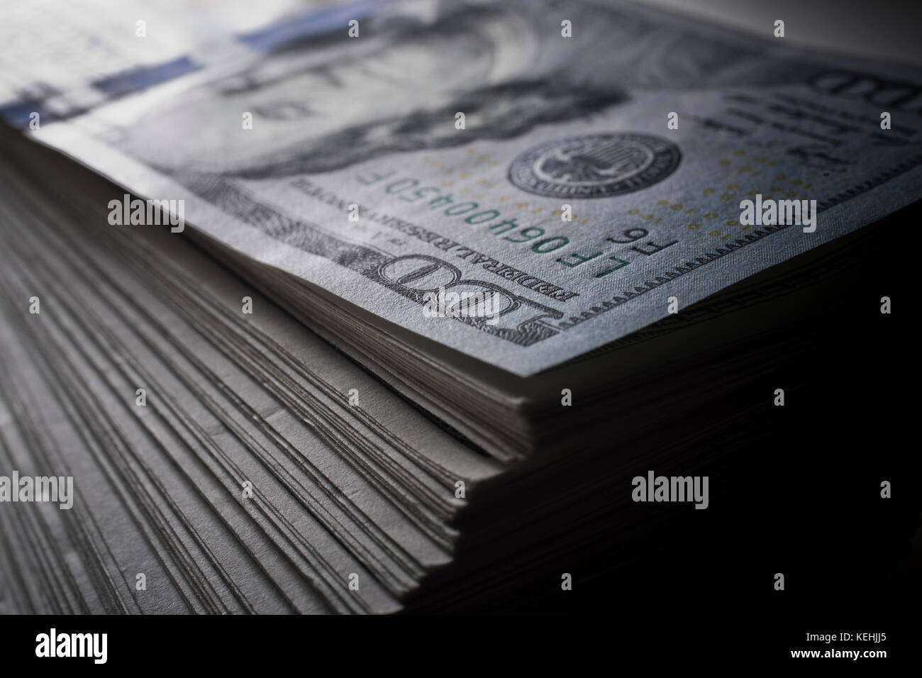 Stack of money Stock Photo