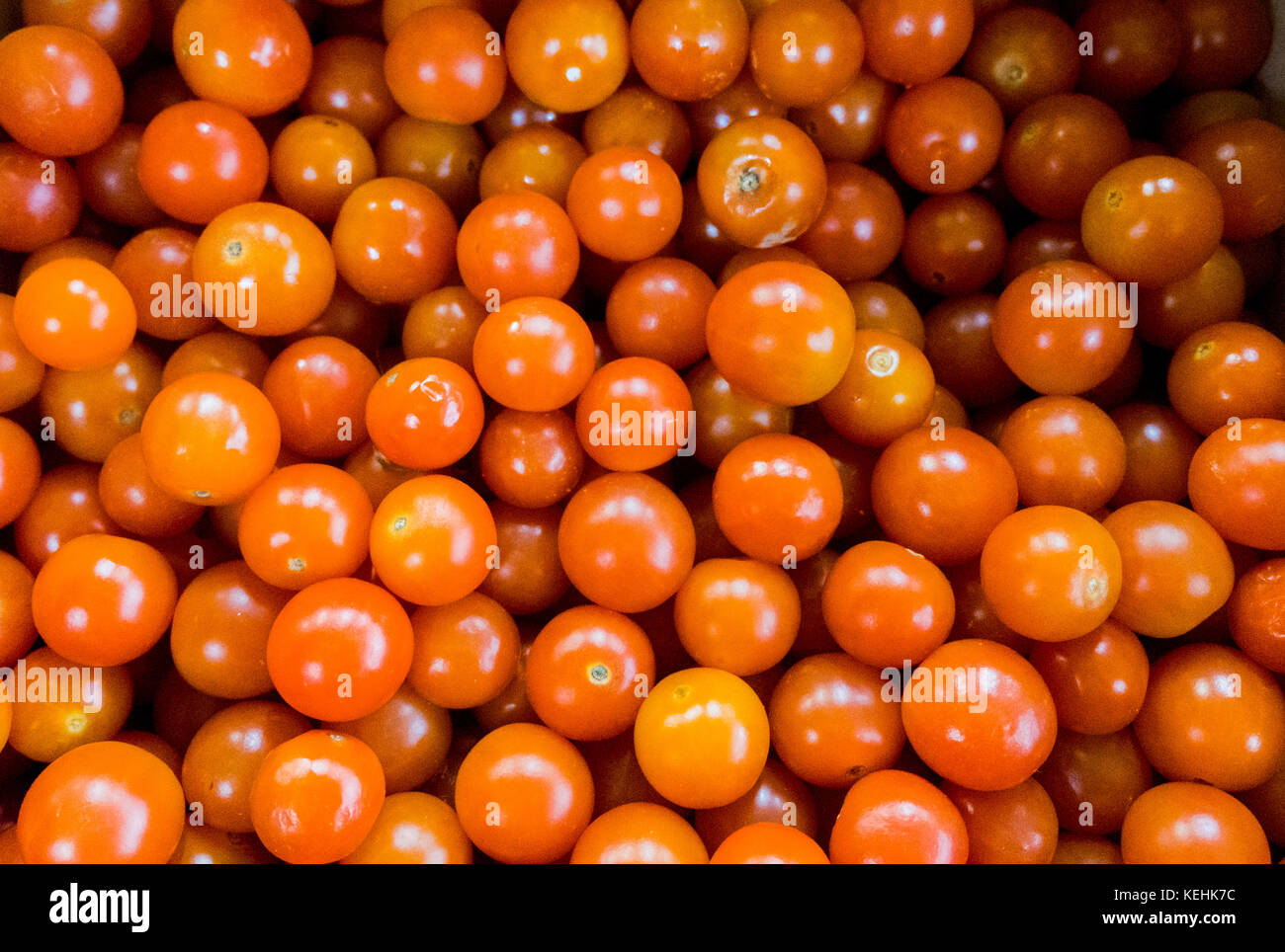 Pile of tomatoes Stock Photo