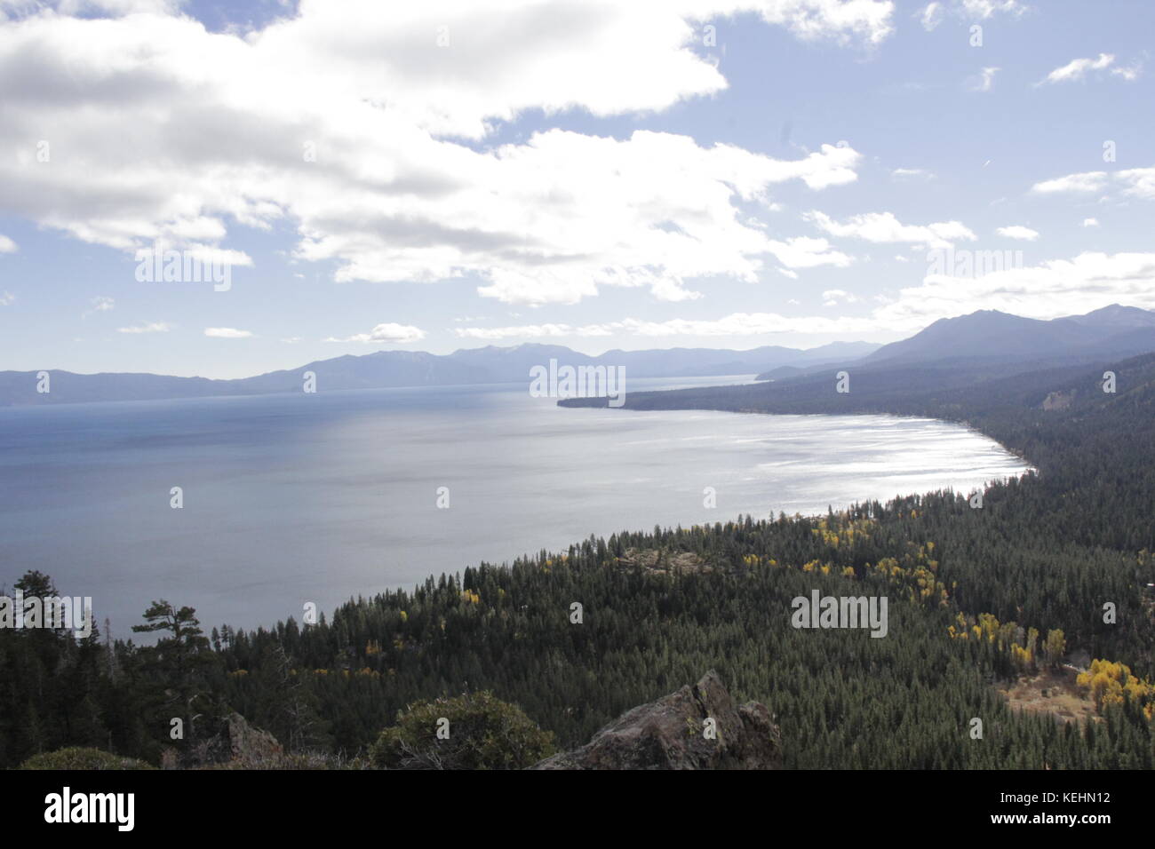 View of Lake Tahoe From The West Shore Stock Photo