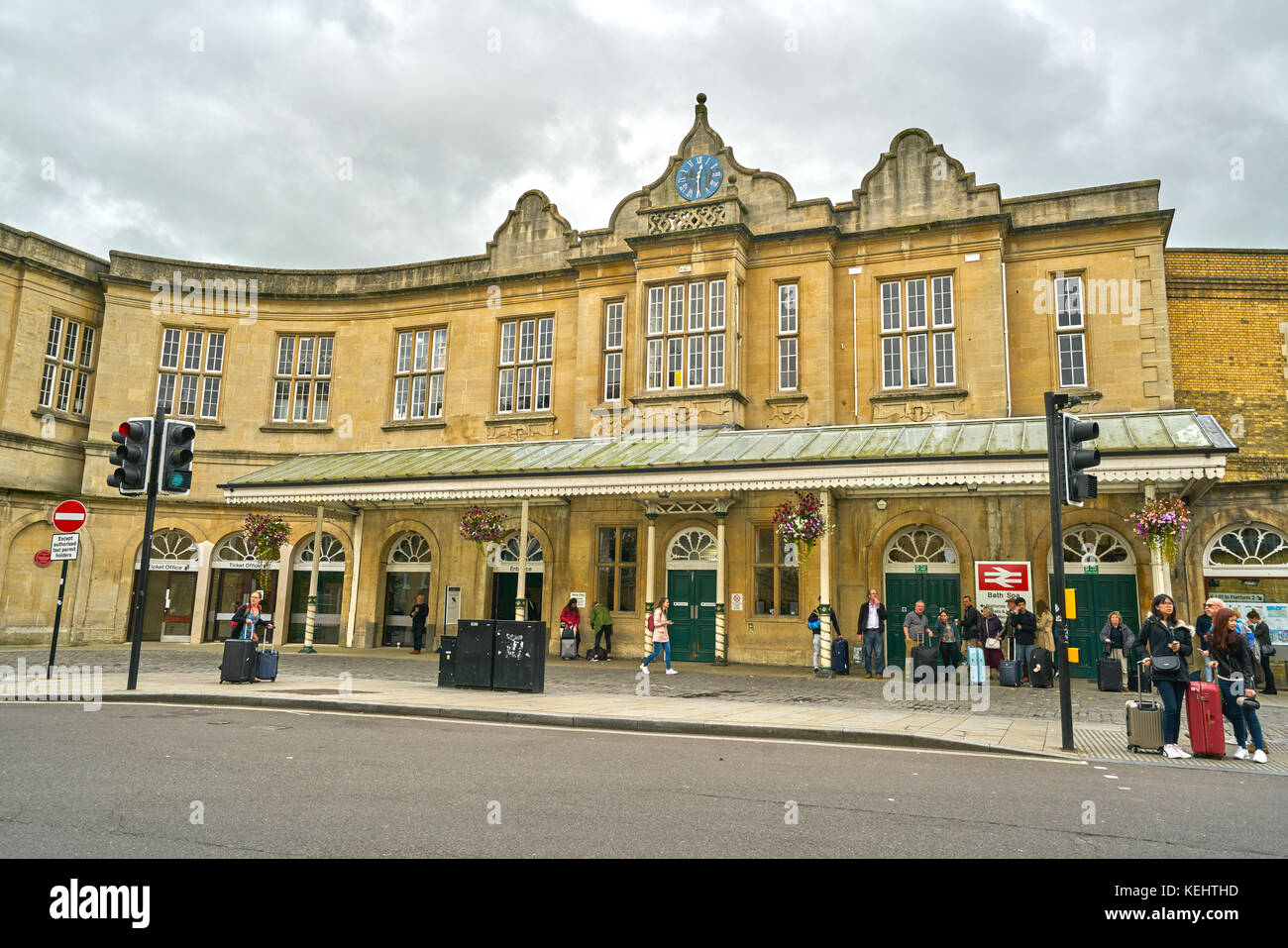 bath train station Stock Photo Alamy