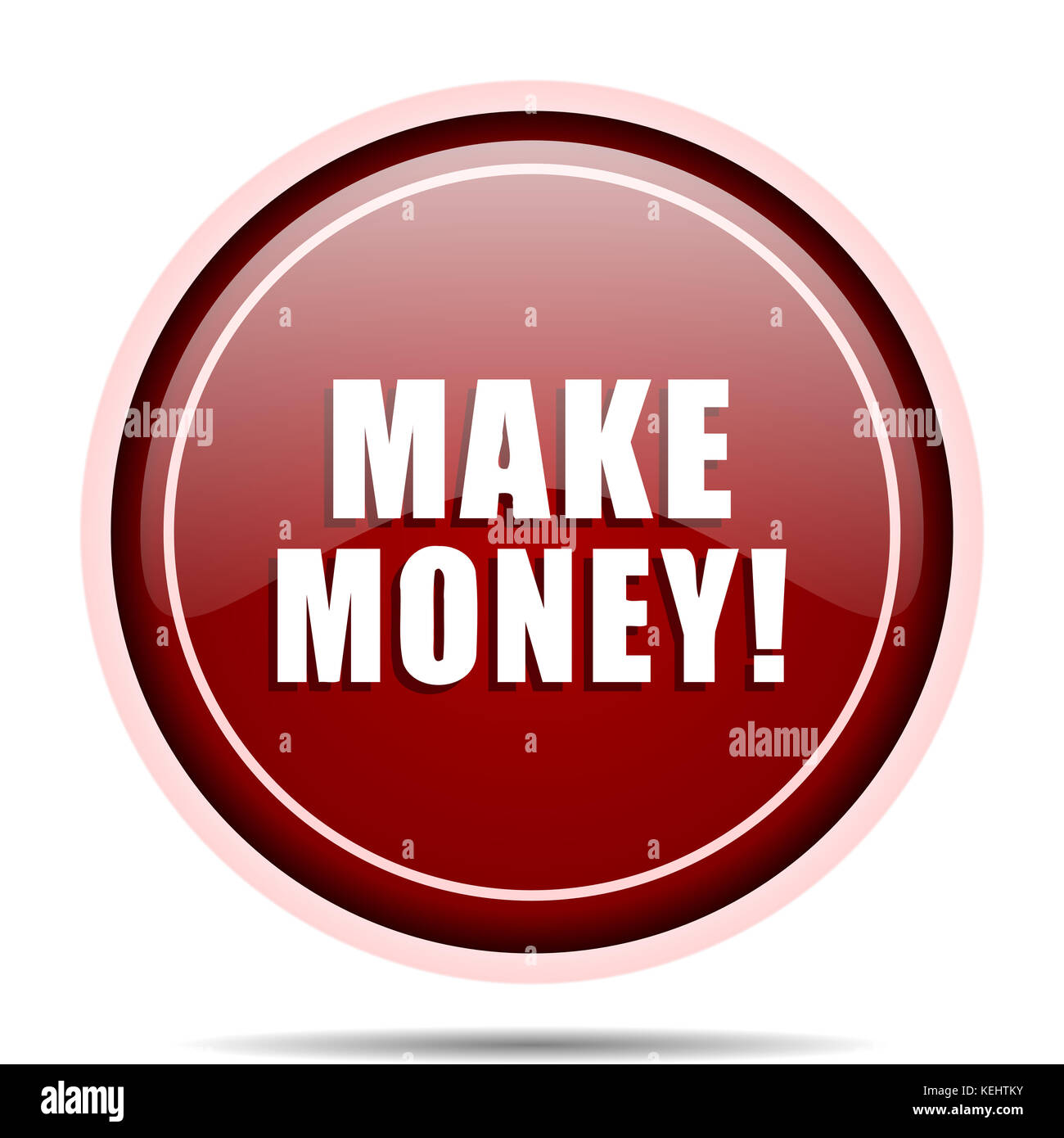Earn Money Button Icon Concept Stock Photos Earn Money - 