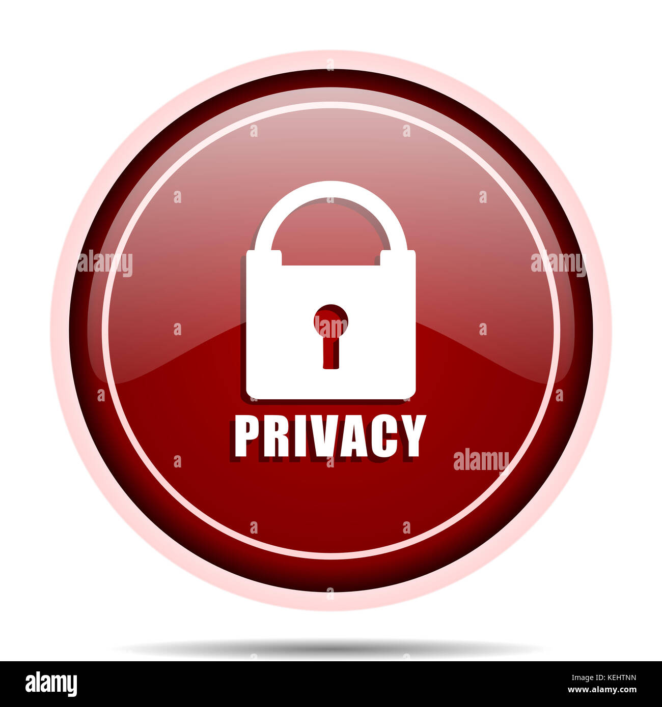 Privacy Icon Red