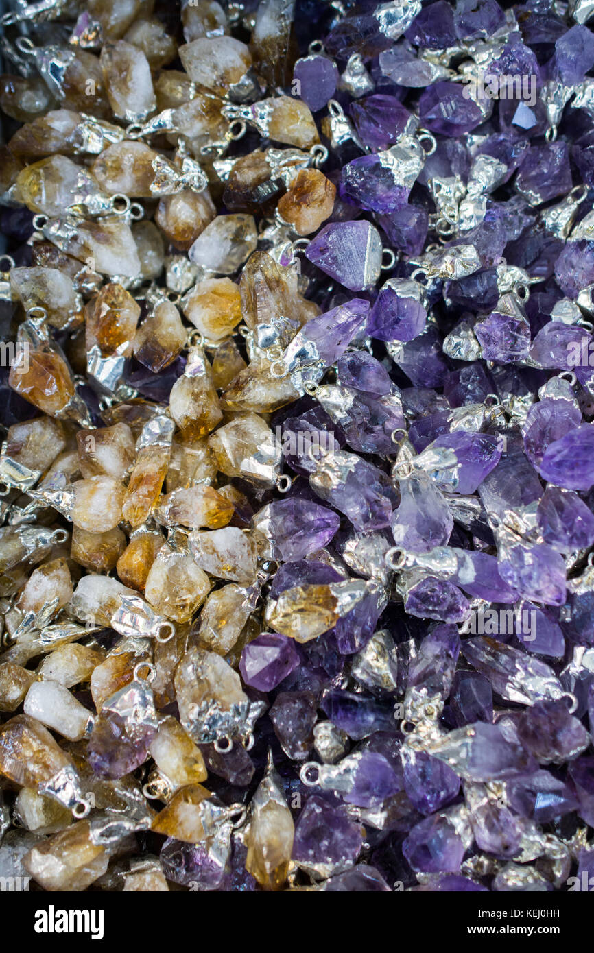 Set of natural mineral gemstones of a certain type Stock Photo - Alamy