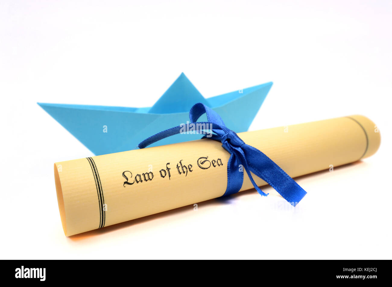 Sea laws, marine laws, navigational regulations, United Nations Convention on the Law of the Sea Stock Photo