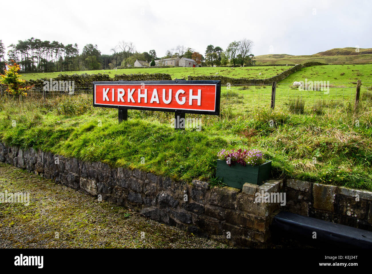 Stock Photo -  South Tynedale Railway is a preserved, 2 ft (610 mm) narrow gauge heritage railway in Northern England and is England's highest narrow gauge railway.  © Hugh Peterswald/Alamy Stock Photo