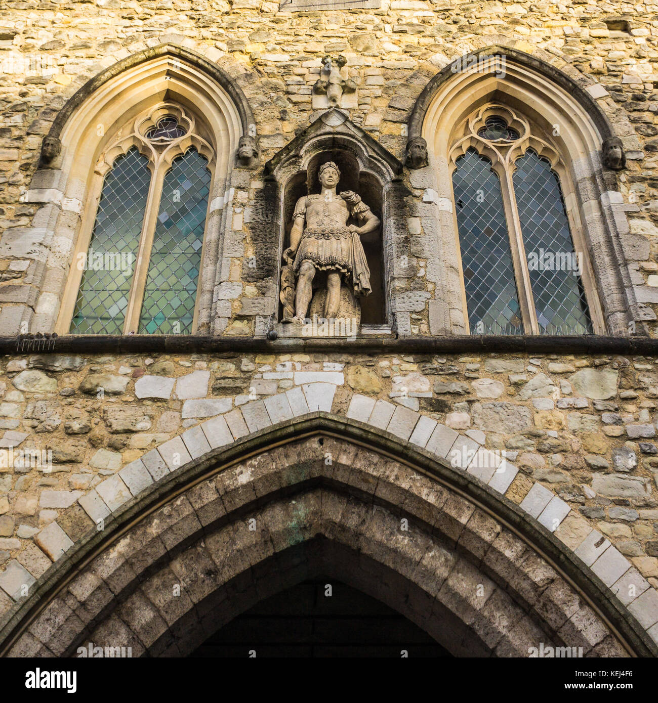 A view of The Bargate, in Southampton, Hampshire, UK, featuring a