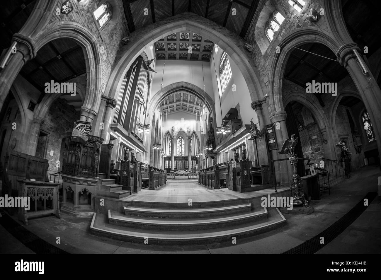 Bradford Cathedral, City Centre, West Yorkshire, England.Bradford Stock Photo