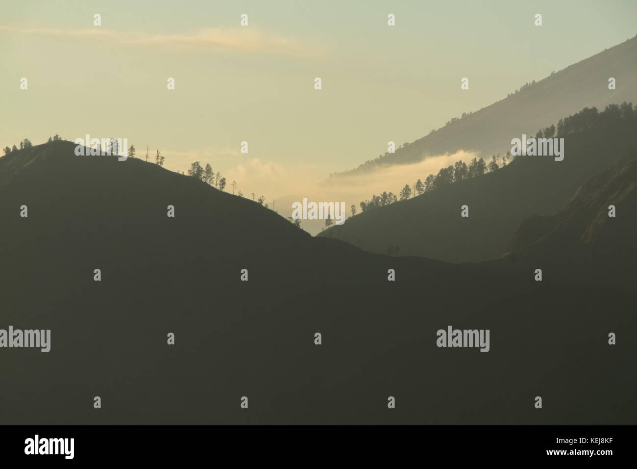 Sunrise seen from Mount Batur - Bali - Indonesia Stock Photo - Alamy