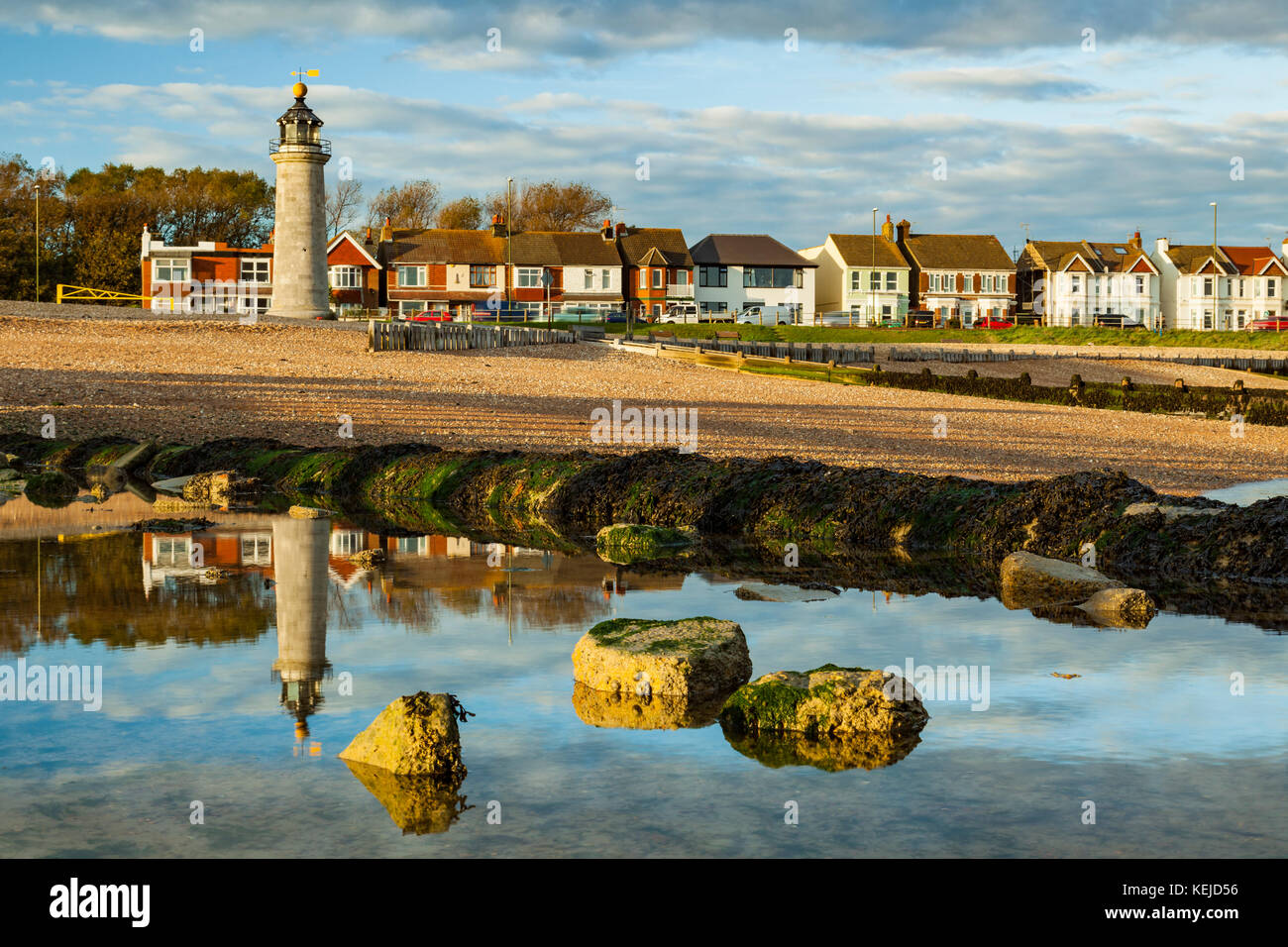 Autumn afternoon in Shoreham-by-Sea, West Sussex, England. Stock Photo