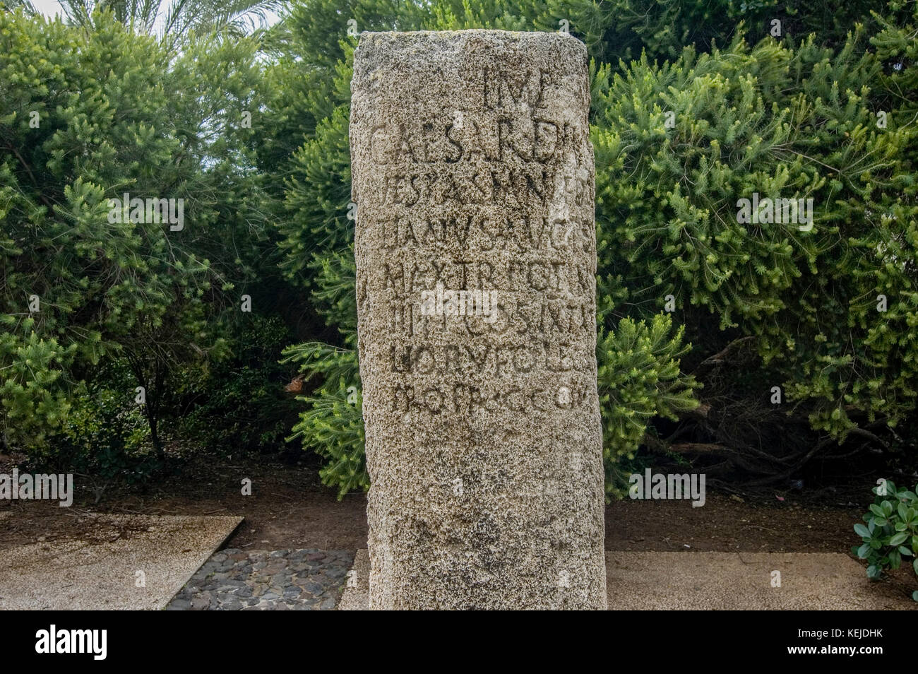 Roman Milestone From 83 CE The Antioch Akko Road In The Inscription Roman Milestone From 83 CE The Antioch Akko Road In The Inscription